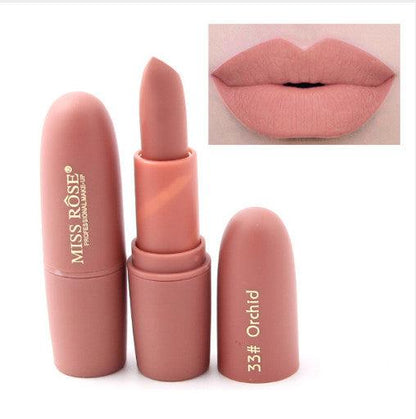 Lipstick matte moisturizing lipstick lasts without fading - Miami beauty1