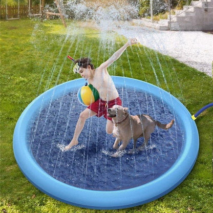 Non-Slip Splash Pad For Kids And Pet Dog - Miami beauty1