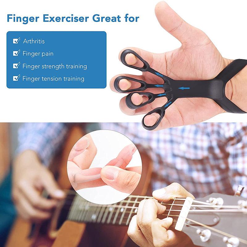 Silicone Grip Device Finger Exercise Stretcher Arthritis Hand Grip Trainer Strengthen Rehabilitation Training To Relieve Pain - Miami beauty1