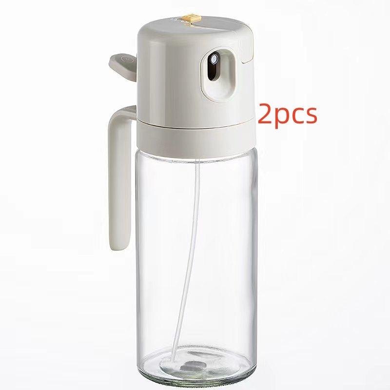 2 In 1 Oil Sprayer Bottle BBQ Cooking Oil Dispenser Olive Oil Pourers Sprayer Kitchen Baking Oil Mister Vinegar Bottle - Miami beauty1