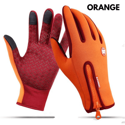 Winter Gloves Touch Screen Riding Motorcycle Sliding Waterproof Sports Gloves With Fleece - Miami beauty1