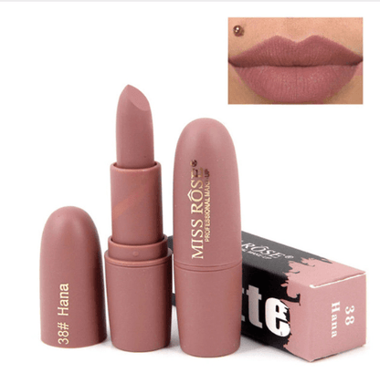 Lipstick matte moisturizing lipstick lasts without fading - Miami beauty1