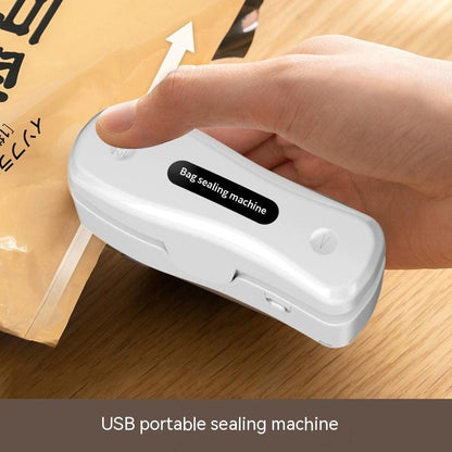 Rechargeable Small USB Mini Sealing Machine Portable Kitchen Gadgets - Miami beauty1