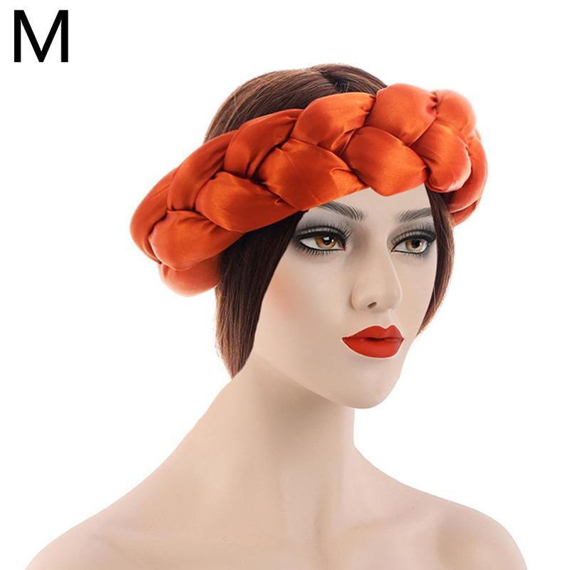 New Fashion Candy Color Women Braids Headbands Elastic Headwear Hair African Female Turban Bands Accessories Bandana Bandag L8y4 - Miami beauty1