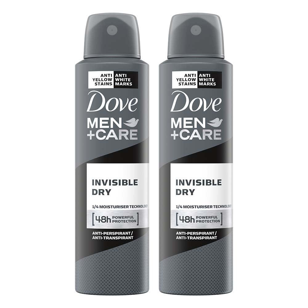 Dove Men + Care Invisible Dry Anti Yellow Stains&white MarkS 48hrs 250ML 2bottles - Miami beauty1