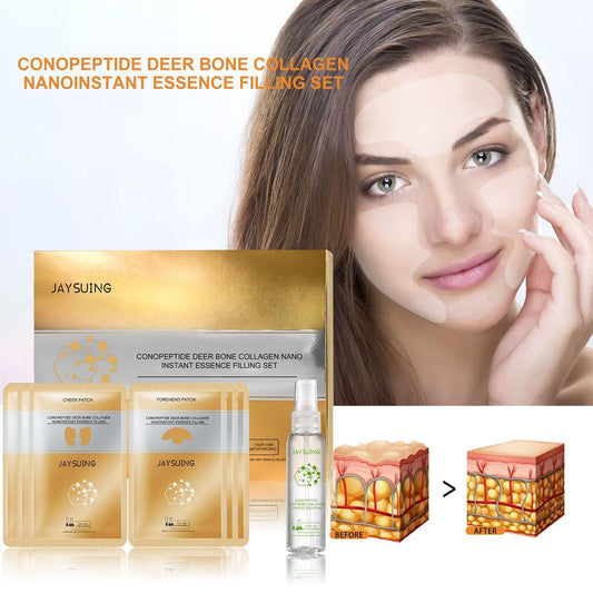 Jaysuing Taro Peptide Deer Collagen Extracts Set Fades Fine Lines, Prevents Aging, Moisturizes & Firms Facial Skin