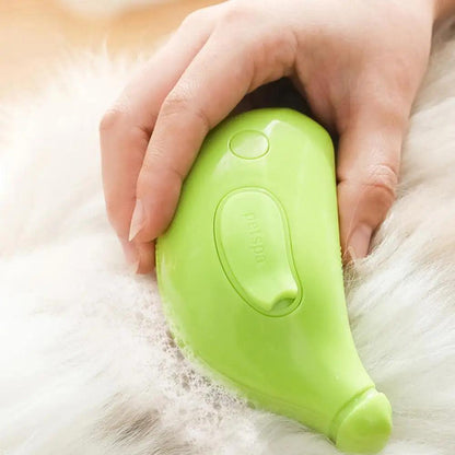 Grooming Brush for Pets Multifunctional Pet Grooming Tool Banana Shape Steamy Cat Brush for Hair Removal Grooming Pet for Pets - Miami beauty1