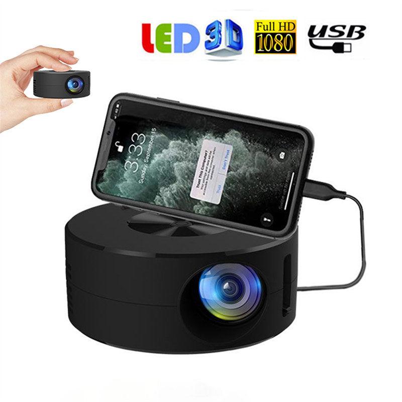 Smart Projector WiFi Portable 1080P Home Theater Video LED Mini Projector For Home Theaters Media Player - Miami beauty1