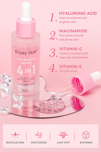 4 In 1 Hyaluronic Acid Serum Anti Aging Niacinamide Serum Facial products - Miami beauty1