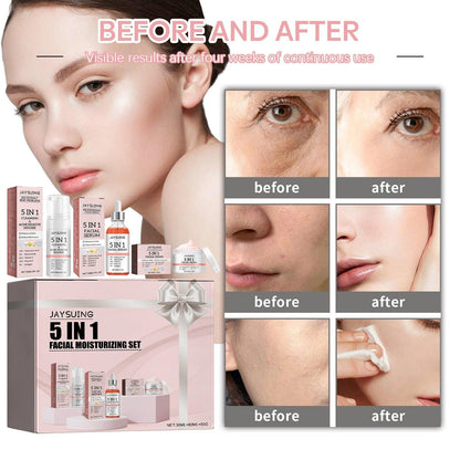 Jaysuing 5-in-1 facial moisturizing set Hydrating