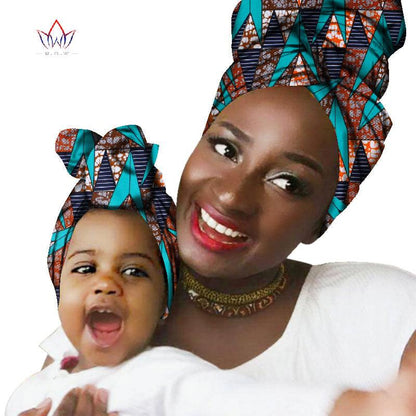 Scarf For African Woman And Children - Miami beauty1