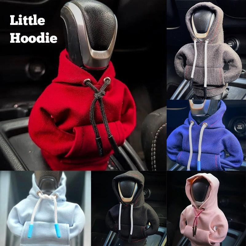 Automotive Interior Accessories Fashionable Hooded Shirt Shift Knobs Mini Hoodie Car Gear Shift Cover - Miami beauty1