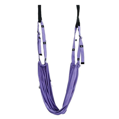 Adjustable Aerial Yoga Strap Elastic Stretch Door Hanging Yoga Belts Hammock Swing Aerial Yoga Rope Fitness Device For Women - Miami beauty1