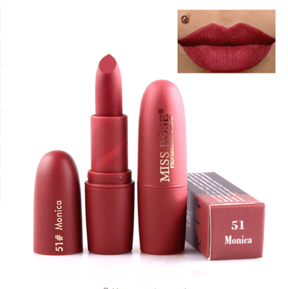 Lipstick matte moisturizing lipstick lasts without fading - Miami beauty1