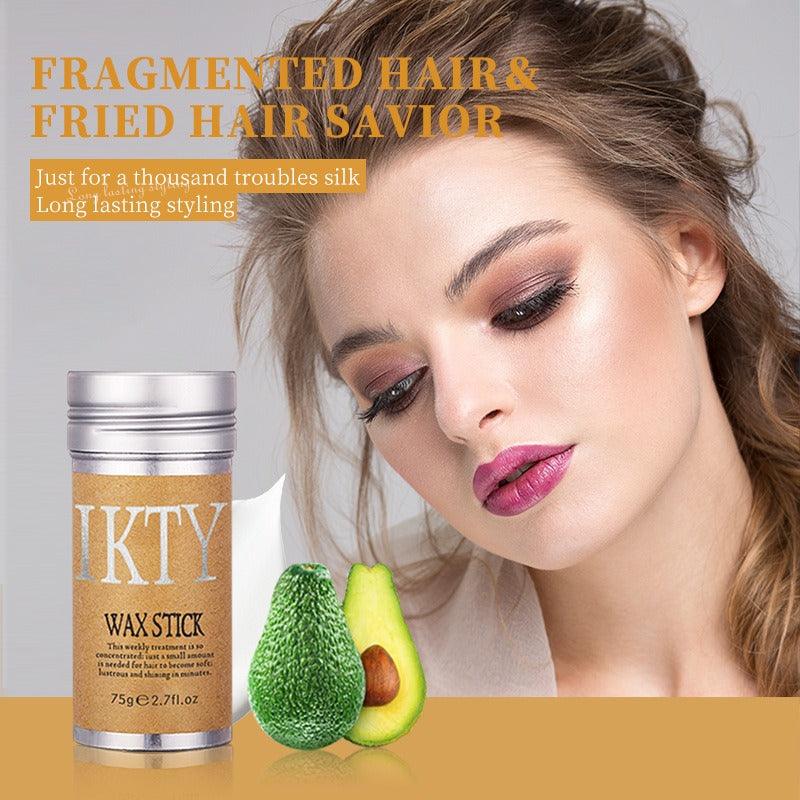 75g Hot Hair Gel Hair Line Styling Smooth Frizzy Hairs Avocado Hair Edge Control Gel Salon Hairdressing Styling Tool - Miami beauty1