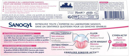 SANOGYL APAISE & RENFORCE GENCIVES, 75ML 2 pack - Miami beauty1