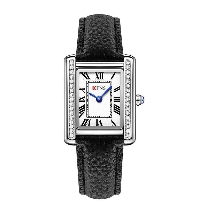 Retro Diamond Inlaid High-end Women's Quartz Watch for Couples - Miami beauty1