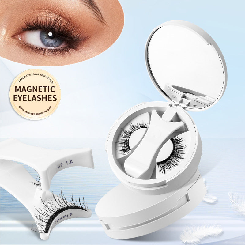 Eyelashes Integrated Storage Box Glue-free Magnet False Eyelashes Natural Makeup Tools With Applicater