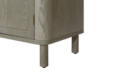 Four Door Storage Cabinet With Curved Countertop - Miami beauty1