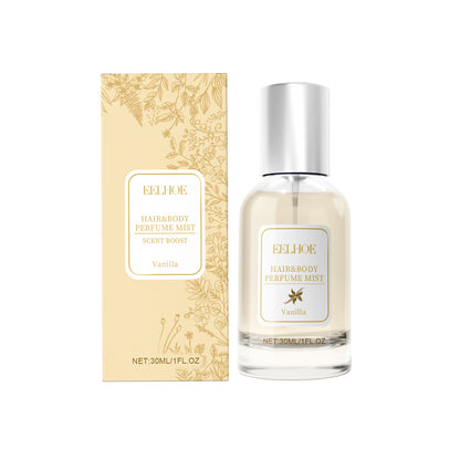 EELHOE Vanilla Body Hair Perfume Spray Long-Lasting Light Fragrance Floral Fragrance Ladies Niche Perfume Spray