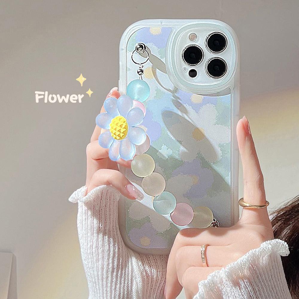 Flower Bracelet iPhone 14 Case 12 Apple 13promax Vintage 11 Case X for 8plus Fairy - Miami beauty1