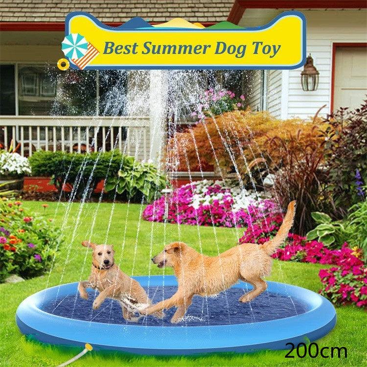 Non-Slip Splash Pad For Kids And Pet Dog - Miami beauty1