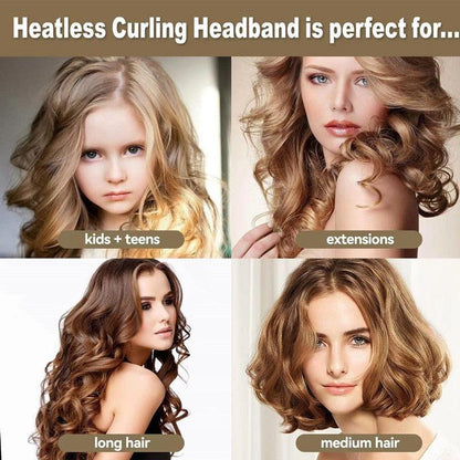 Heat-free lazy artifact curling iron sponge foam sleeping curling iron big wave curling four-piece set