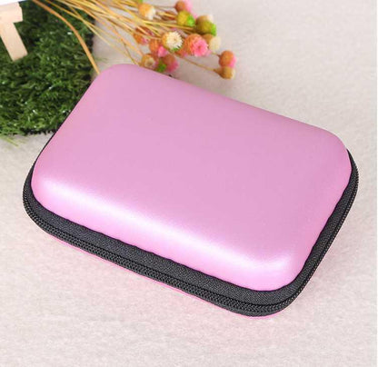 Bluetooth earphone bag, mobile hard drive bag, data cable storage box, earphone packaging box - Miami beauty1