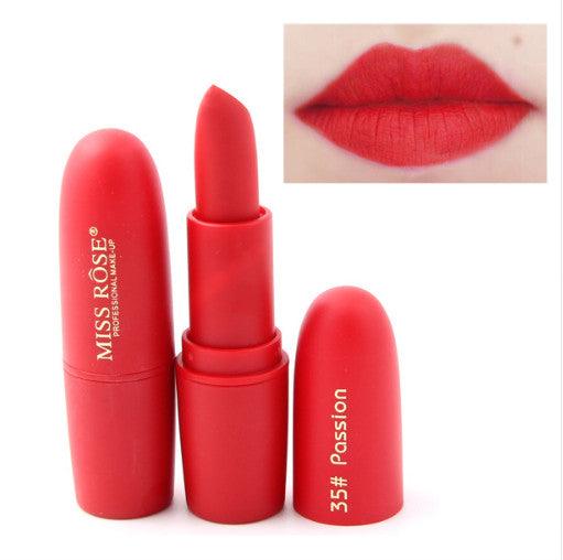 Lipstick matte moisturizing lipstick lasts without fading - Miami beauty1