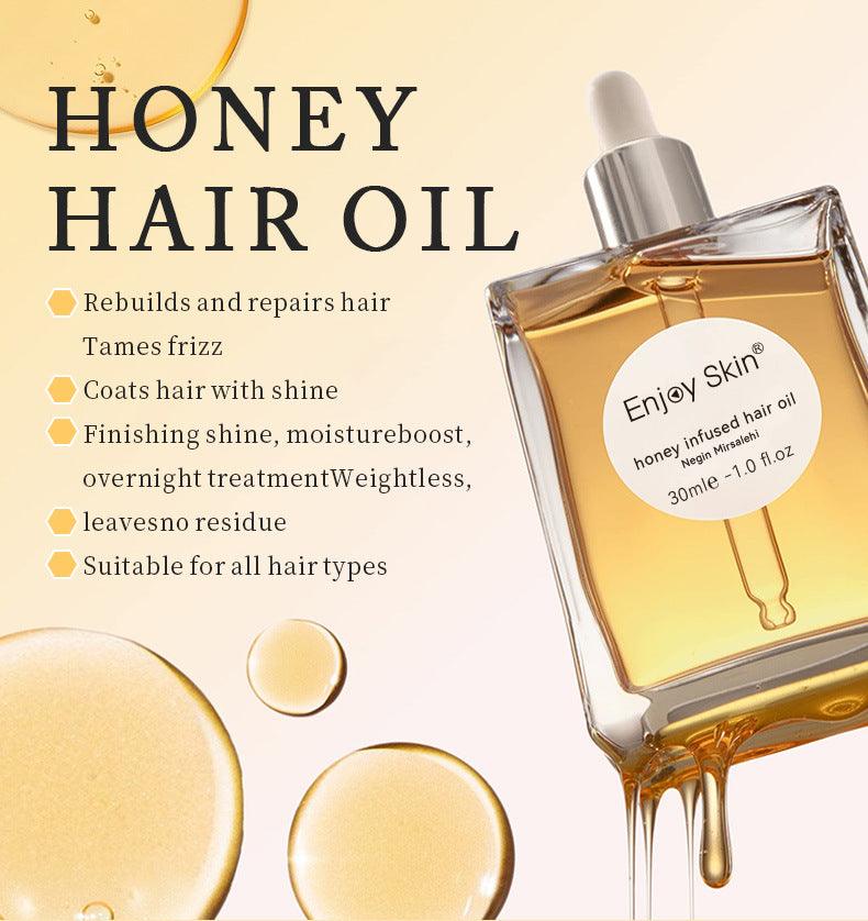 Honey Hair Oil For Straighten Hair Repair Moisturizing Hair Serum