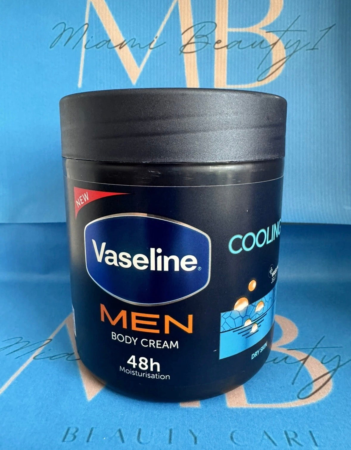 Vaseline Men Cooling Body Cream  Dry Skin - 400ML ✅
