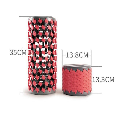 New Design Foldable Collapsible Foam Roller & Light weight Deep Tissue Fitness Muscle Relaxer Massage Roller - Miami beauty1