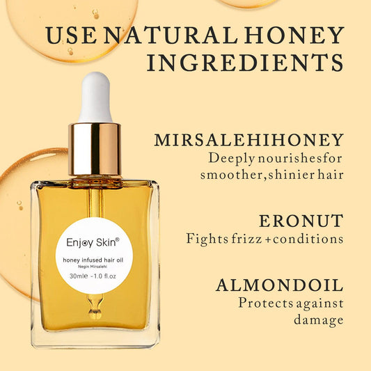 Honey Hair Oil For Straighten Hair Repair Moisturizing Hair Serum