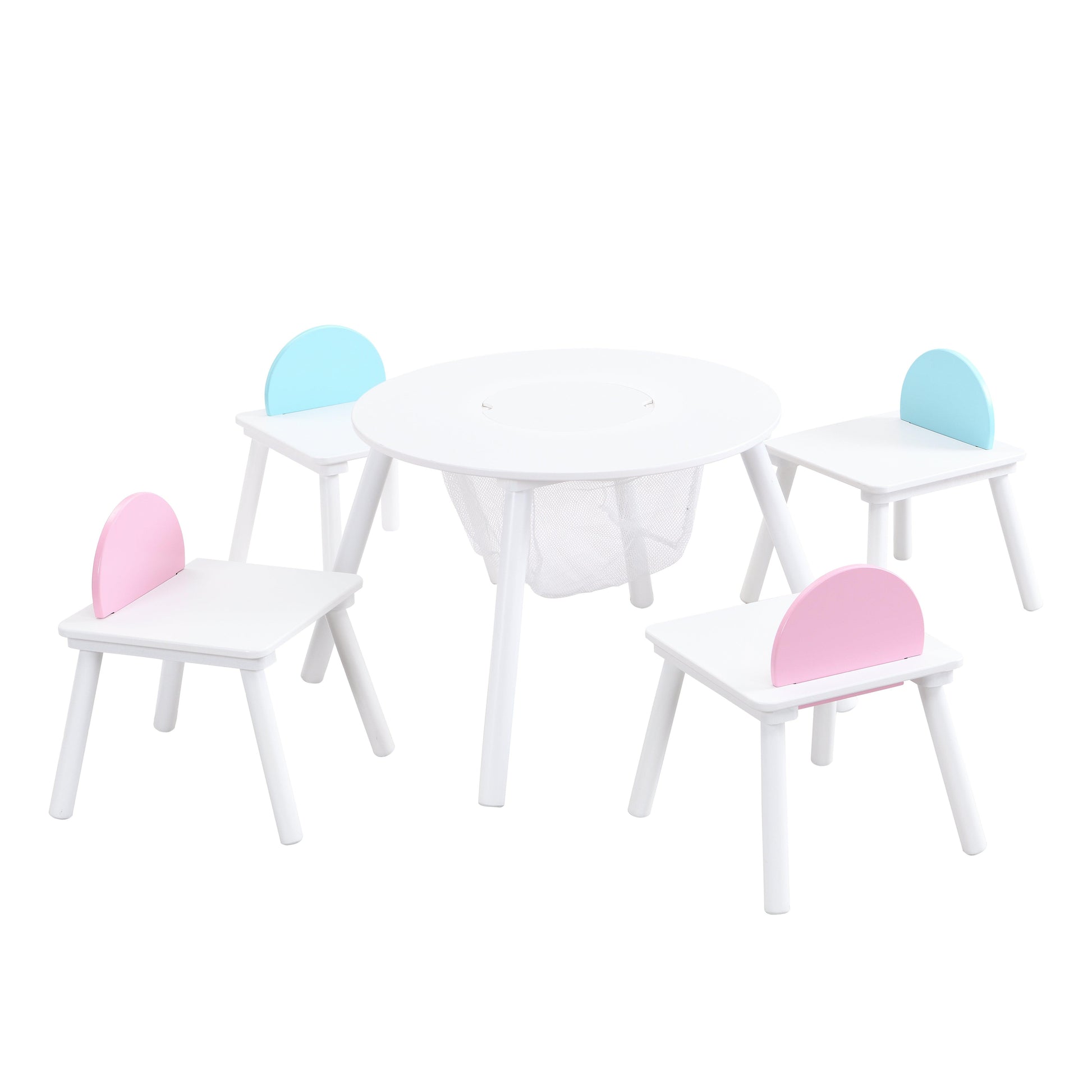 Children's panel table with 4 chairs - Miami beauty1