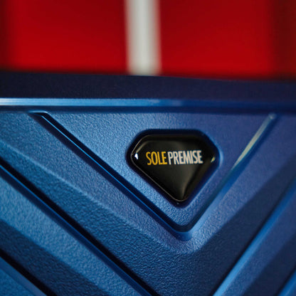 24-inch Blue Hardcase Roller Luggage with 360° Wheels & TSA Lock