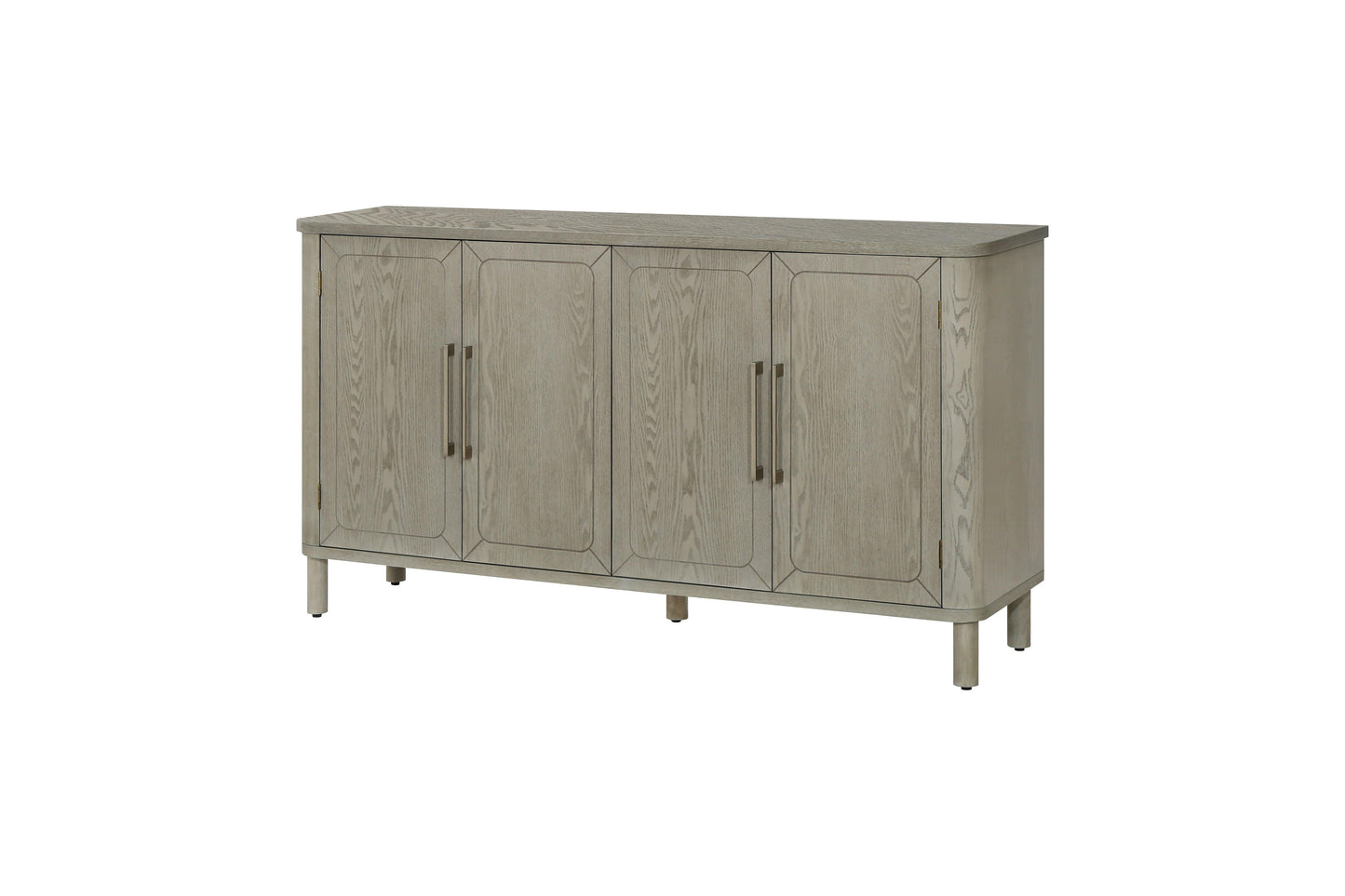 Four Door Storage Cabinet With Curved Countertop - Miami beauty1