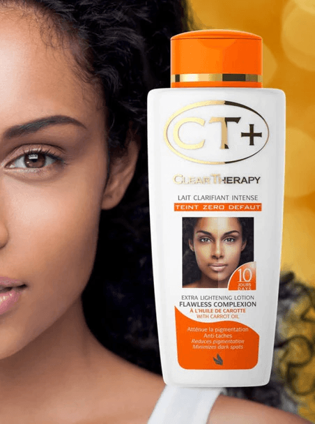 CT+ Clear Therapy Extra Lightening Lotion with Carrot Oil 500ml - Miami beauty1