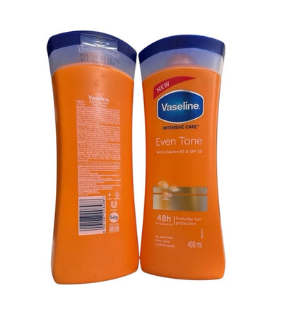 Vaseline Intensive Care Even Tone Vitamin B3 SPF10 Body Lotion 400ml 🌸