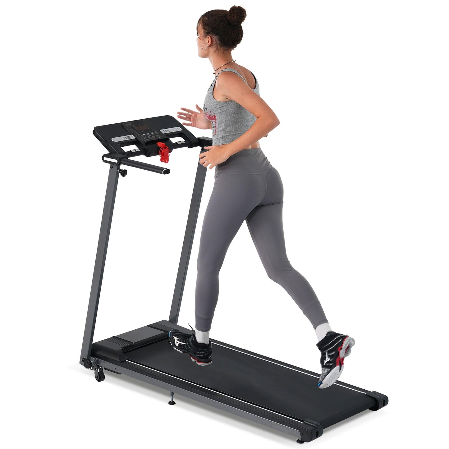 NEW Folding Treadmills Walking Pad Treadmill for Home Office -2.5HP Walking Treadmill With Incline Bluetooth Speaker - Miami beauty1