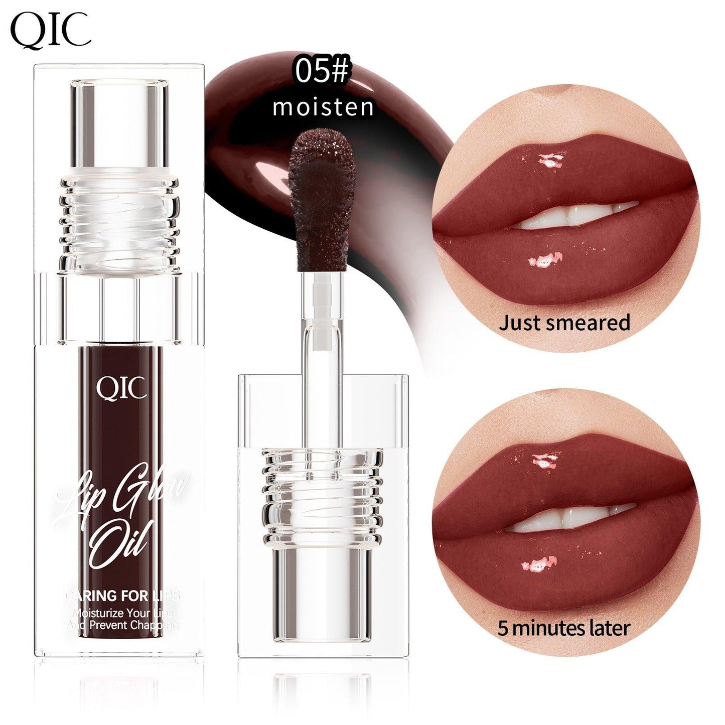 QIC color-changing lip  gloss oil