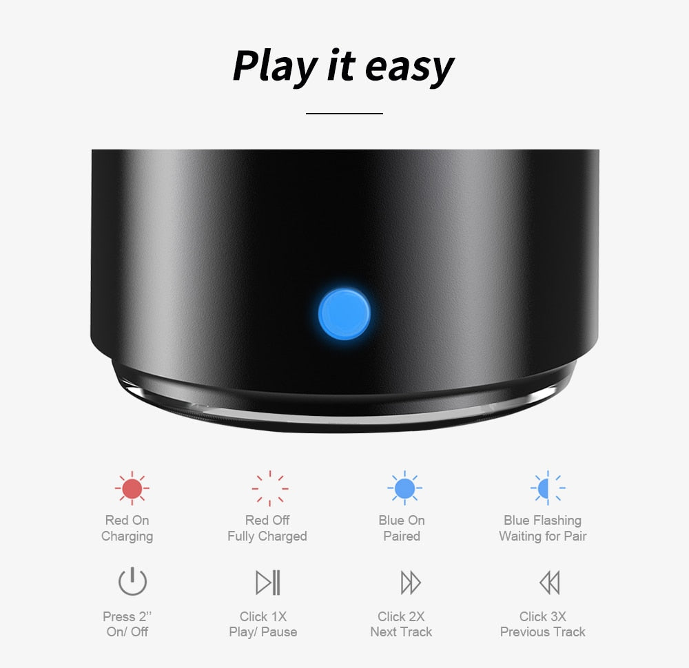 Dragon ZS1 Waterproof Mini Bluetooth Speaker