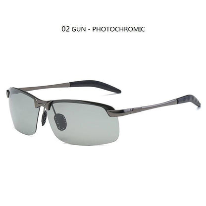 Photochromic Sunglasses Men Polarized Driving Chameleon Glasses Male Change Color Sun Glasses Day Night Vision Driver's Eyewear - Miami beauty1