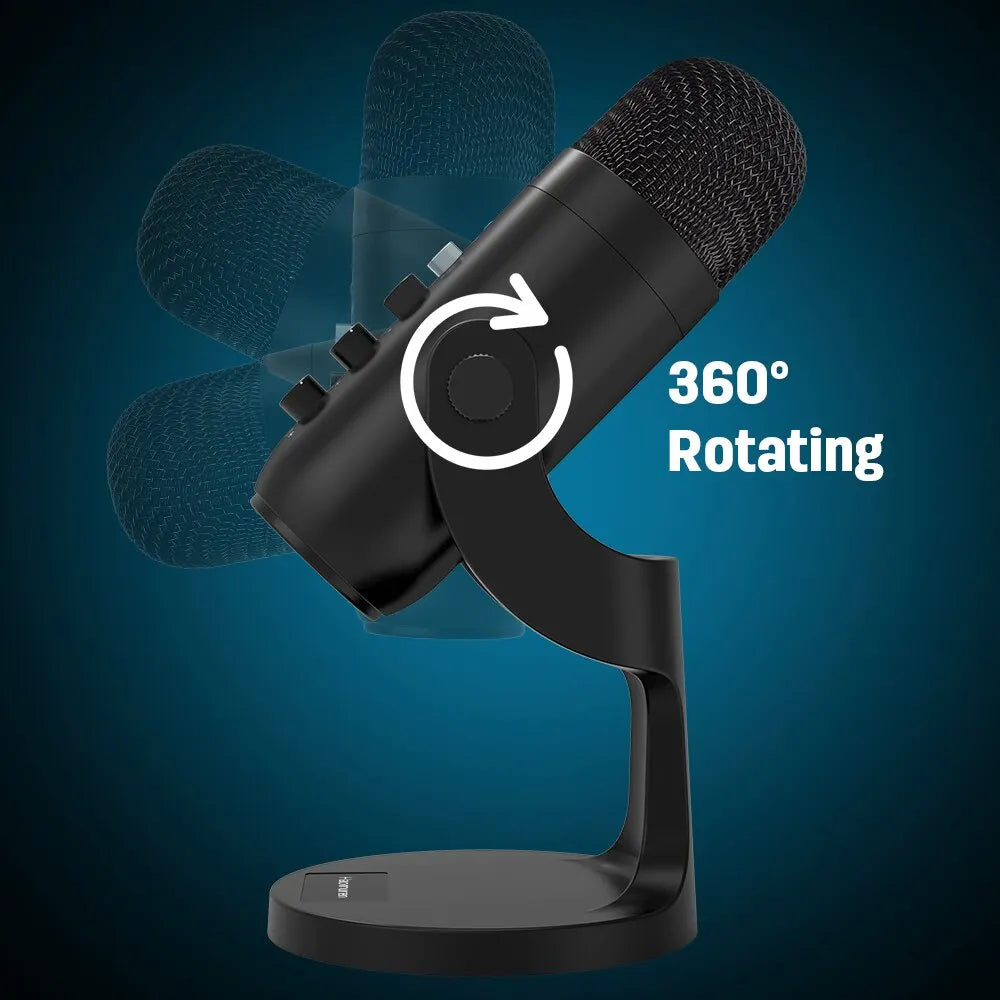 High Quality USB Podcast Microphone with stand