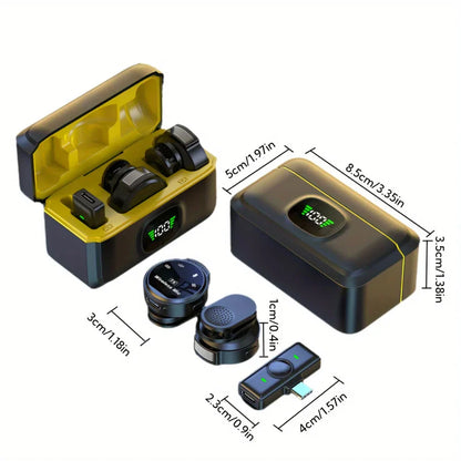 Plug & Play Wireless Clip on Mic