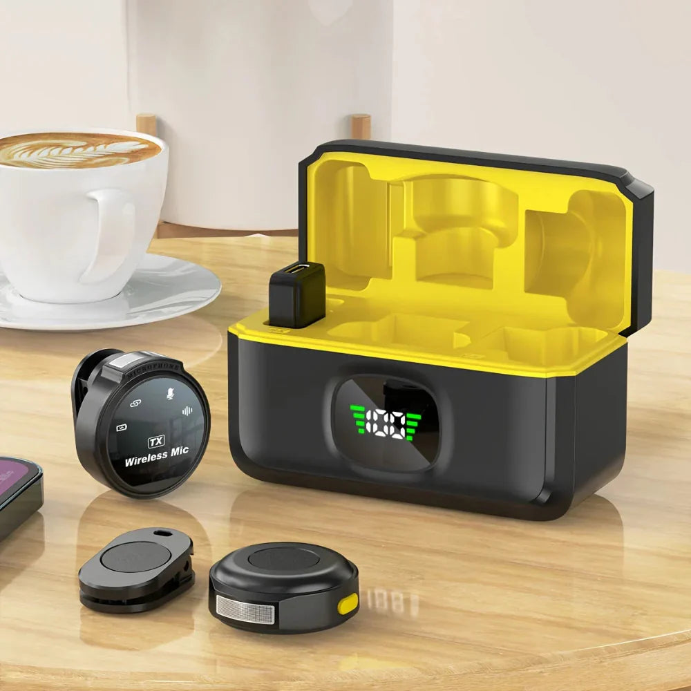 Plug & Play Wireless Clip on Mic