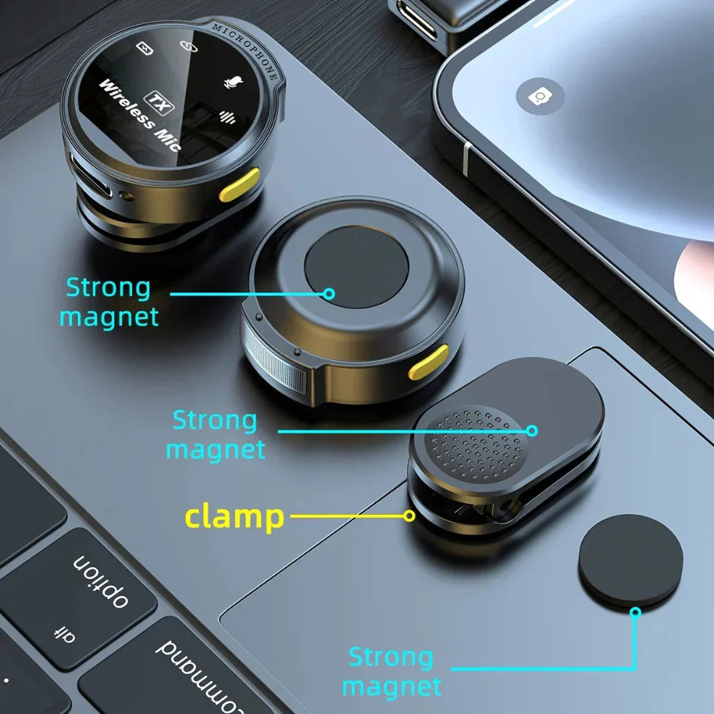 Plug & Play Wireless Clip on Mic