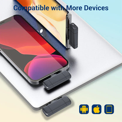 Onetify X6 2.4G Wireless Microphone with Charging Case