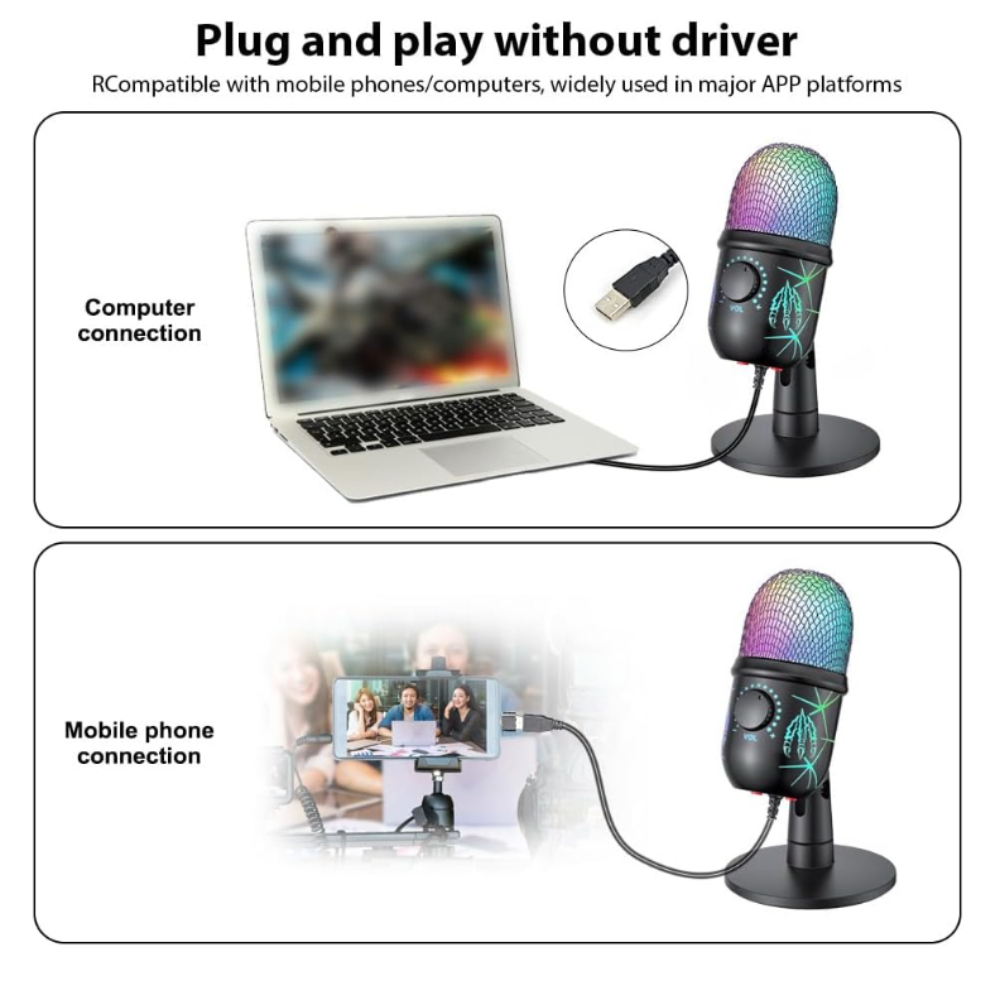 Onetify RGB Gaming Microphone