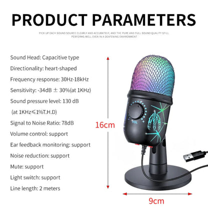 Onetify RGB Gaming Microphone