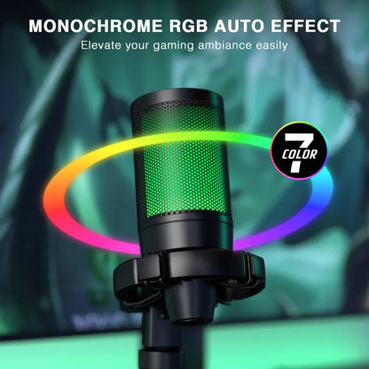 RGB Gaming Microphone with Tripod